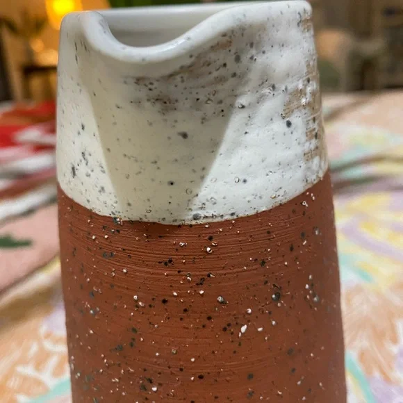 Thomas Hellström Ceramic Vase Nittsjö Sweden Mid Century Modern Vintage Nittsjo